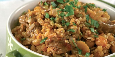 Adana Etli Firik Pilavı