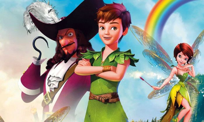 Peter Pan ve Tinker Bell tiyatro sahneleri