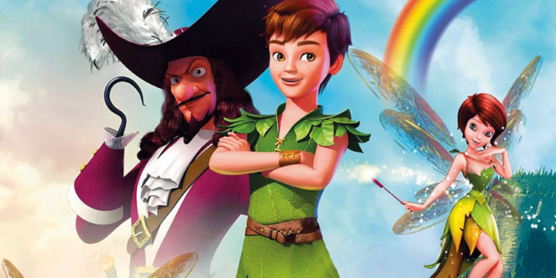 Peter Pan ve Tinker Bell tiyatro sahneleri